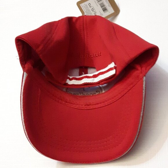 Red Canadiana Hat L/XL CANADA Patch Embroidered Hat - Picture 2 of 2